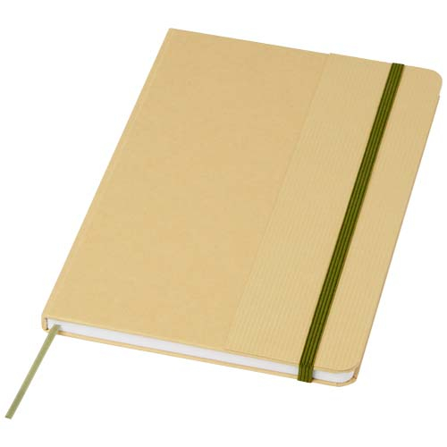 Carnet A5 en carton recyclé personnalisable Nelida Vert forêt